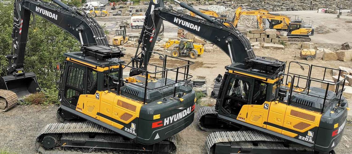 demolition contractors lancashire - The Hyundai HX220ALs