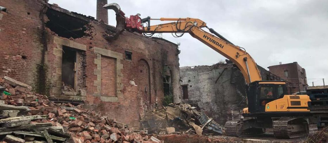 emergency demolition project